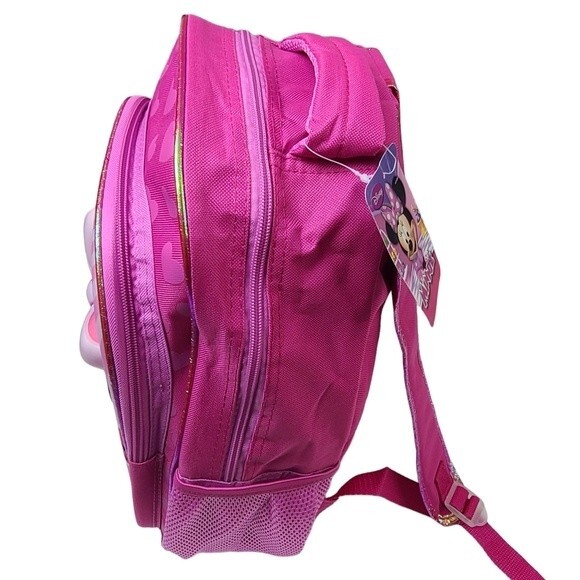 Disney Minnie Mouse Pink New Pop Out 3D Backpack - Picture 6 of 12